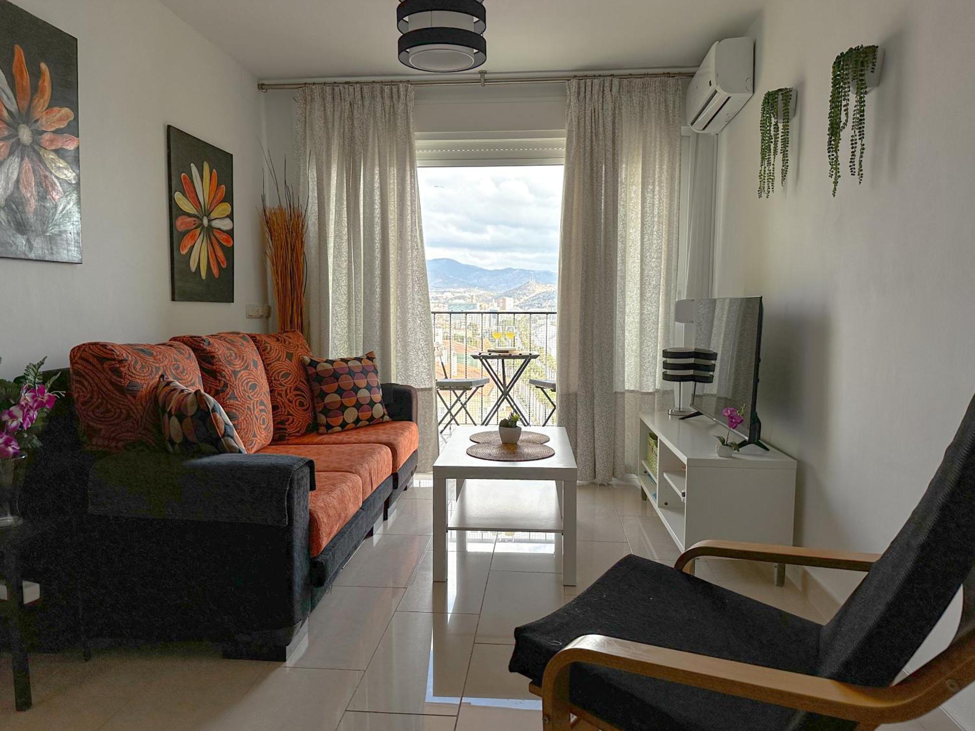 Apartamento Mirador Del Mediterraneo Малага Экстерьер фото